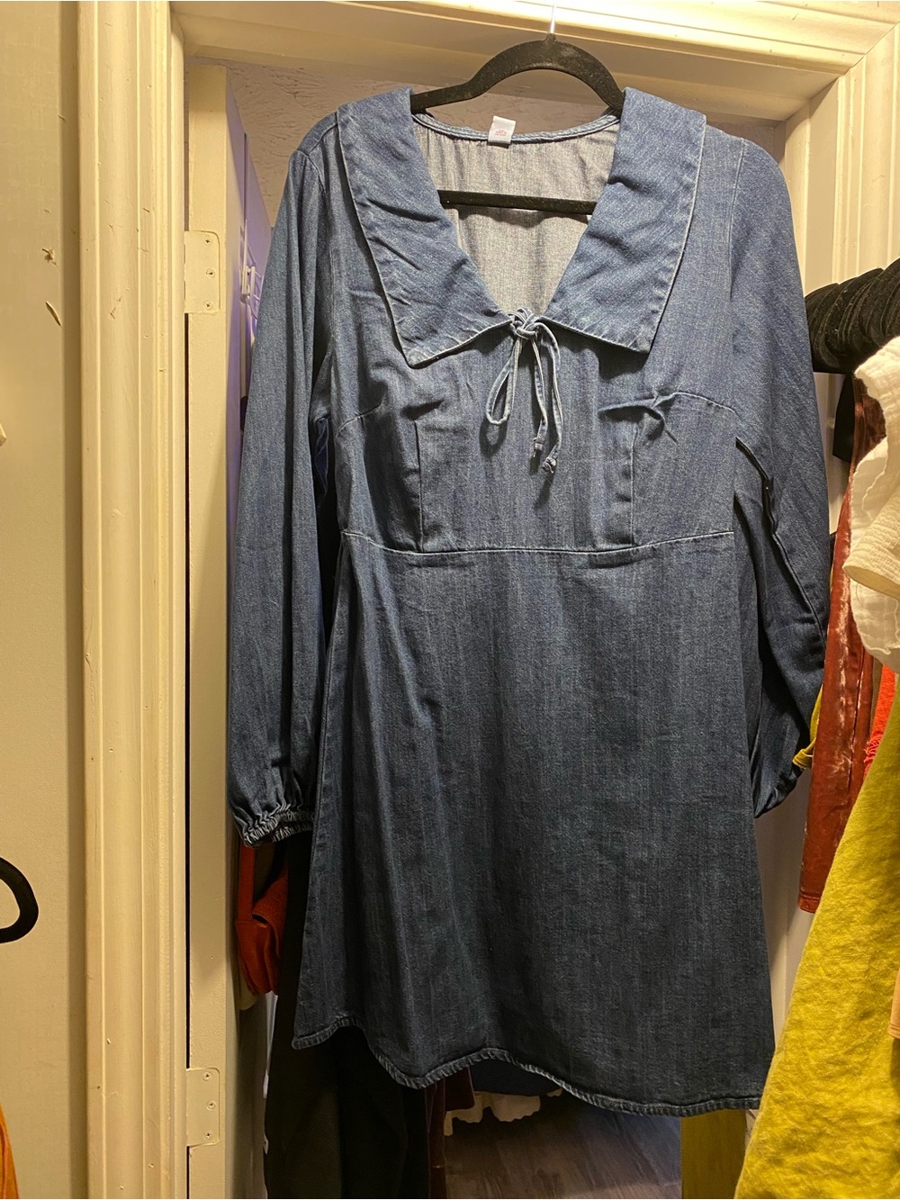 NWT Old Navy denim dress sz M
